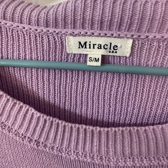 Miracle Lavender Women's Crew Neck Sweater - Picture 2 of 7